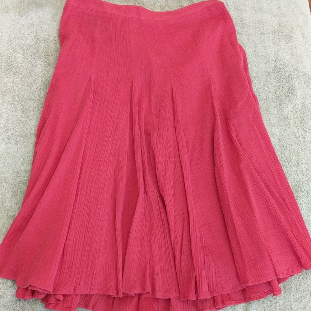 Rafaella Flare Pleated Skirt